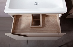 Бриклаер Мебель для ванной Брайтон 80 (Комо) глиняный серый – фотография-7
